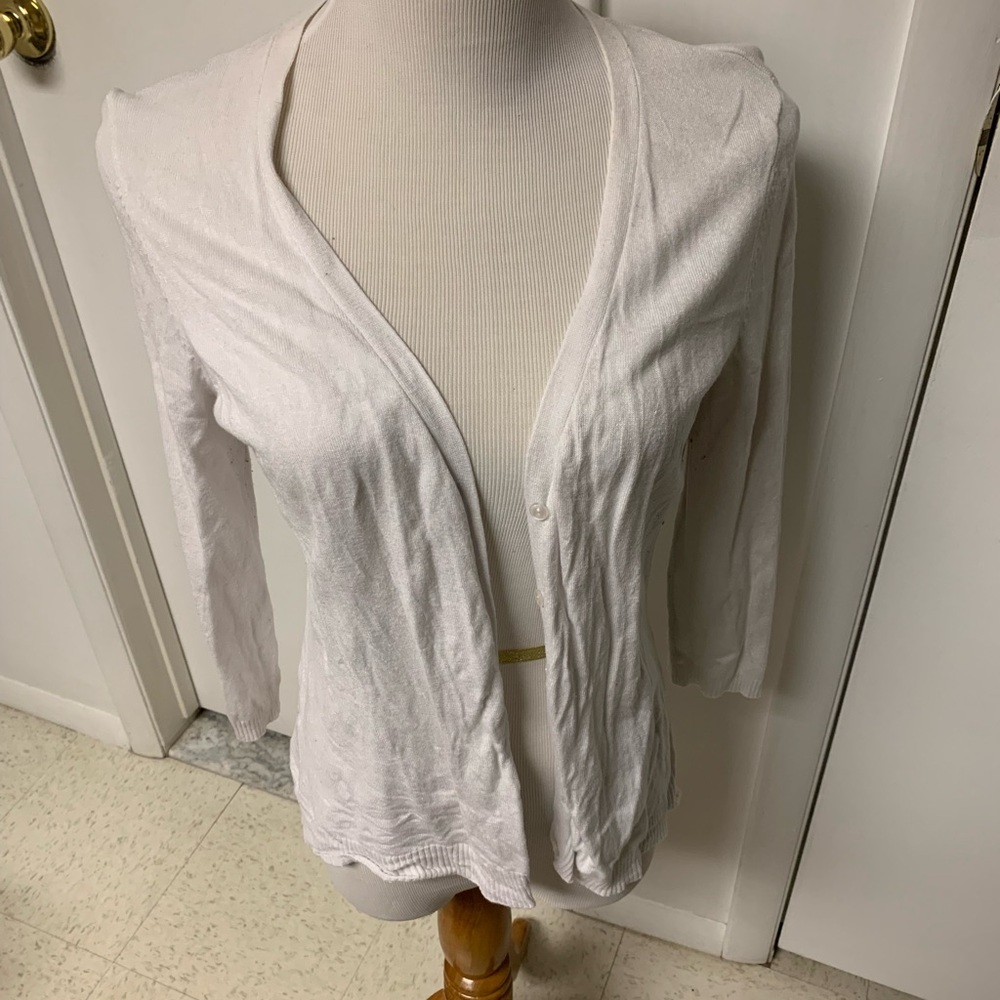 Old navy white cardigan